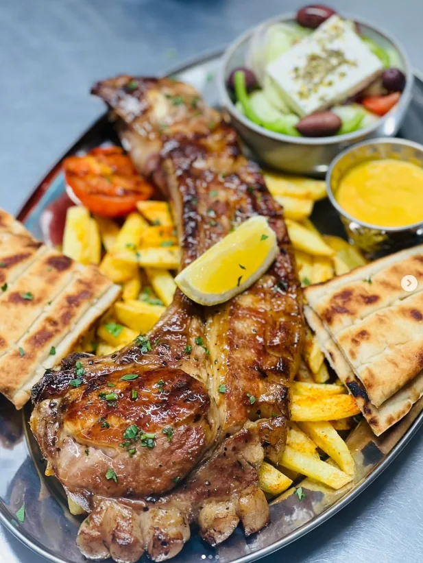 Greek sharing platter at The Mad Platter